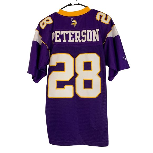 Reebok NFL Minnesota Vikings Adrian Peterson #28 Jersey Size Small Sewn - Picture 3 of 7